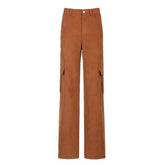 Big Pockets Wide Leg Trousers